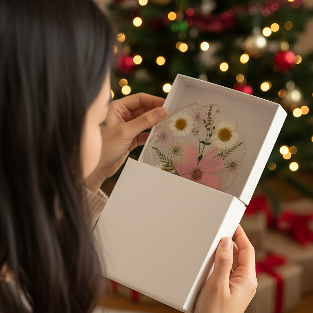 Wildflower Dream Handmade Resin Coaster