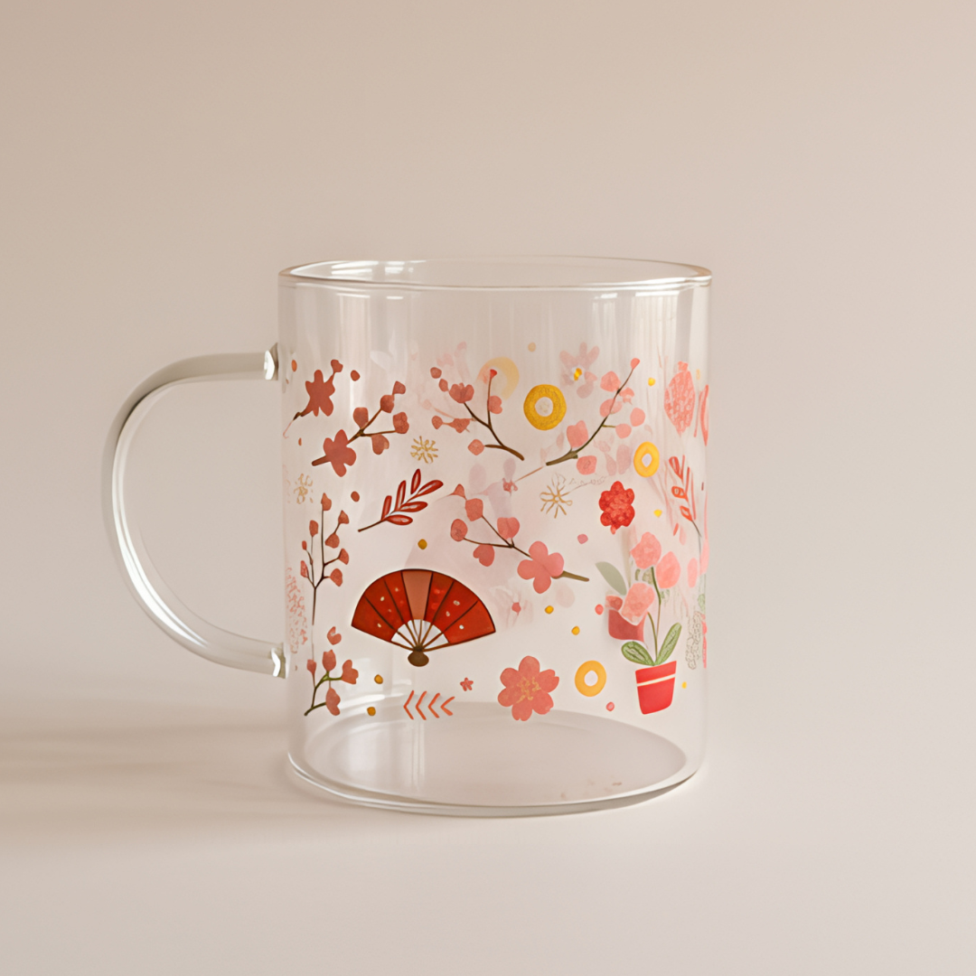 Lucky Garden Glass Mug