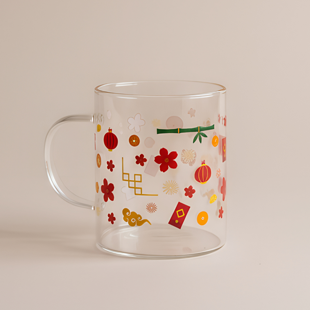 Golden Reunion Glass Mug