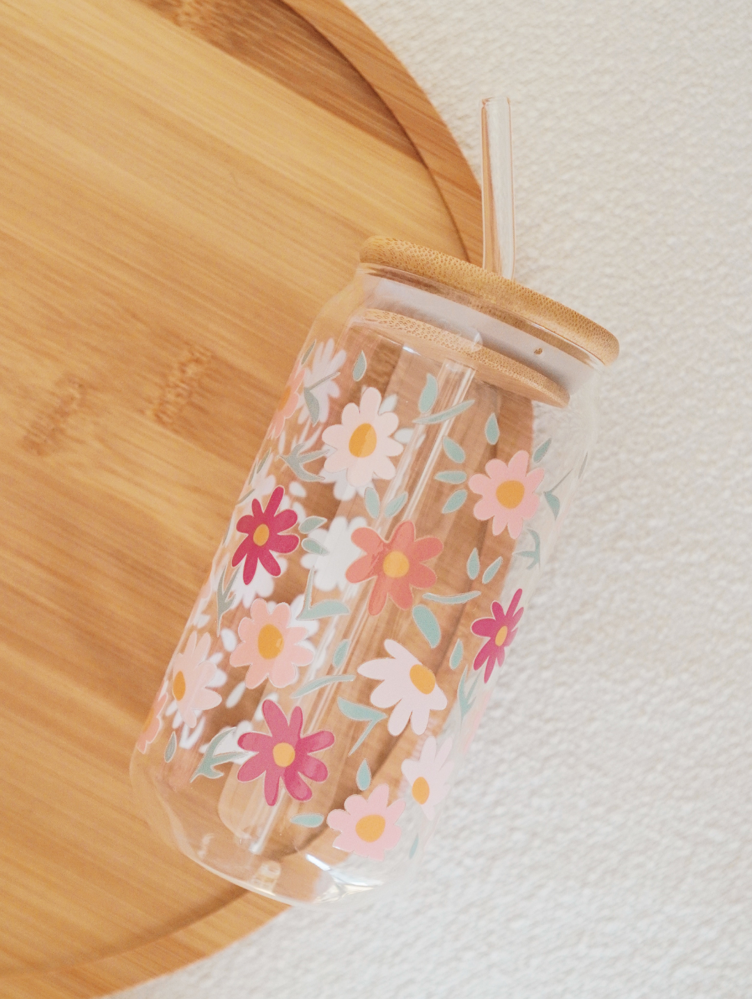 Spring Serenade Glass Cup