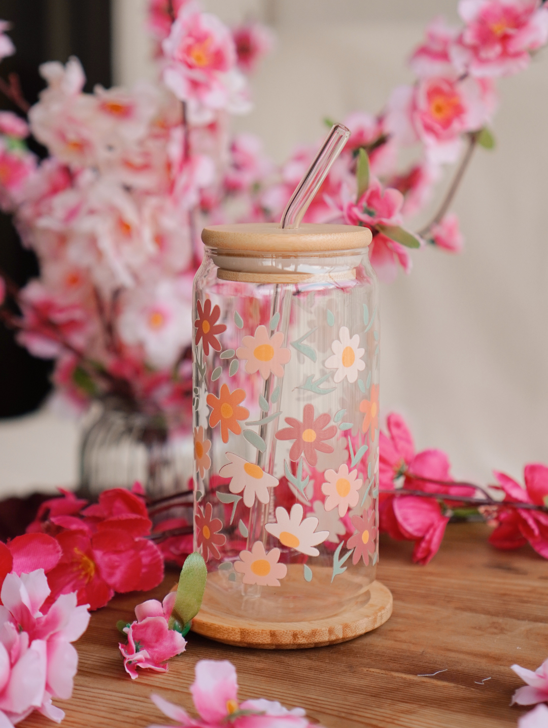 Spring Serenade Glass Cup