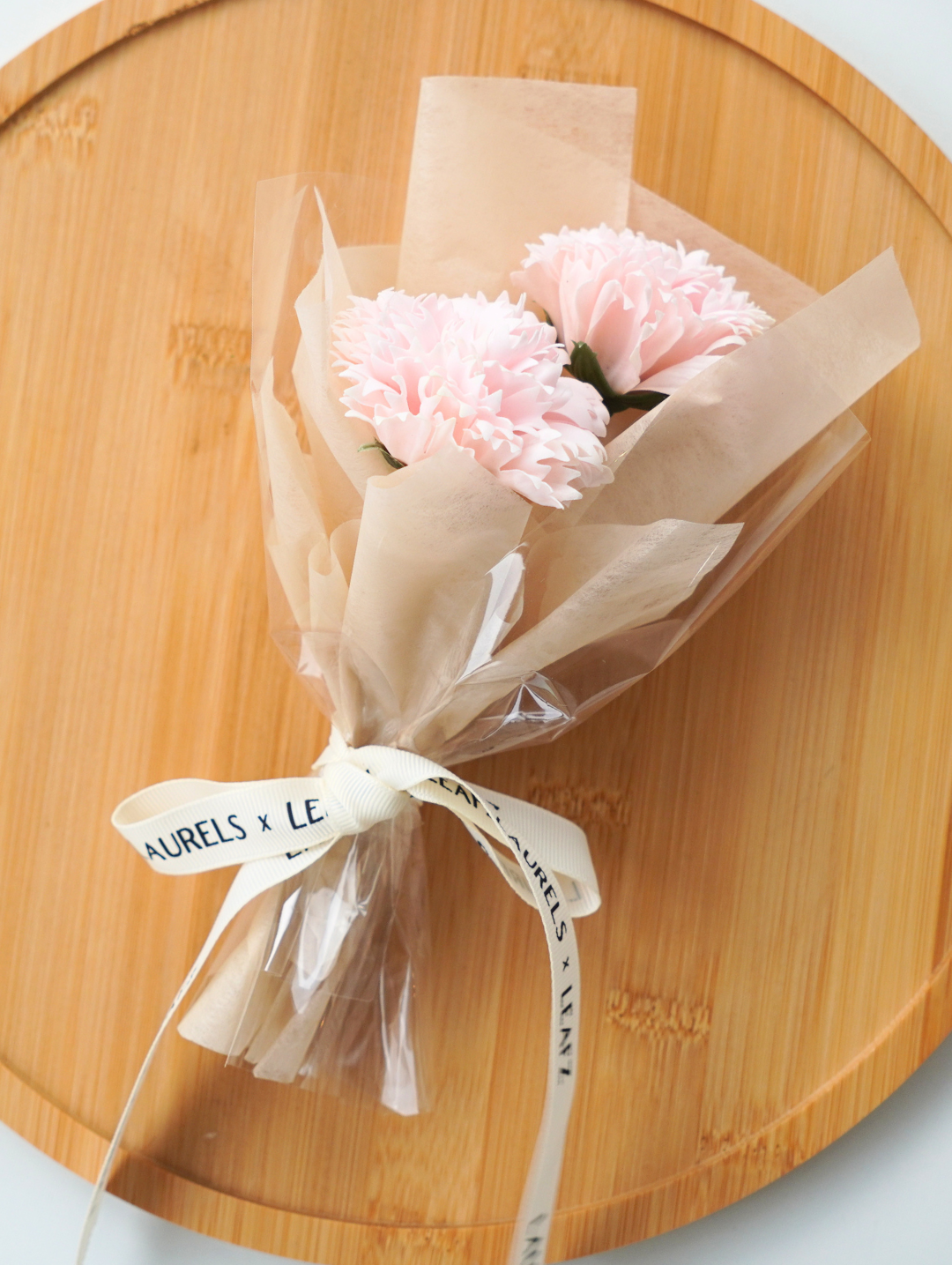Laurels & Leafz Carnation Soap Flower