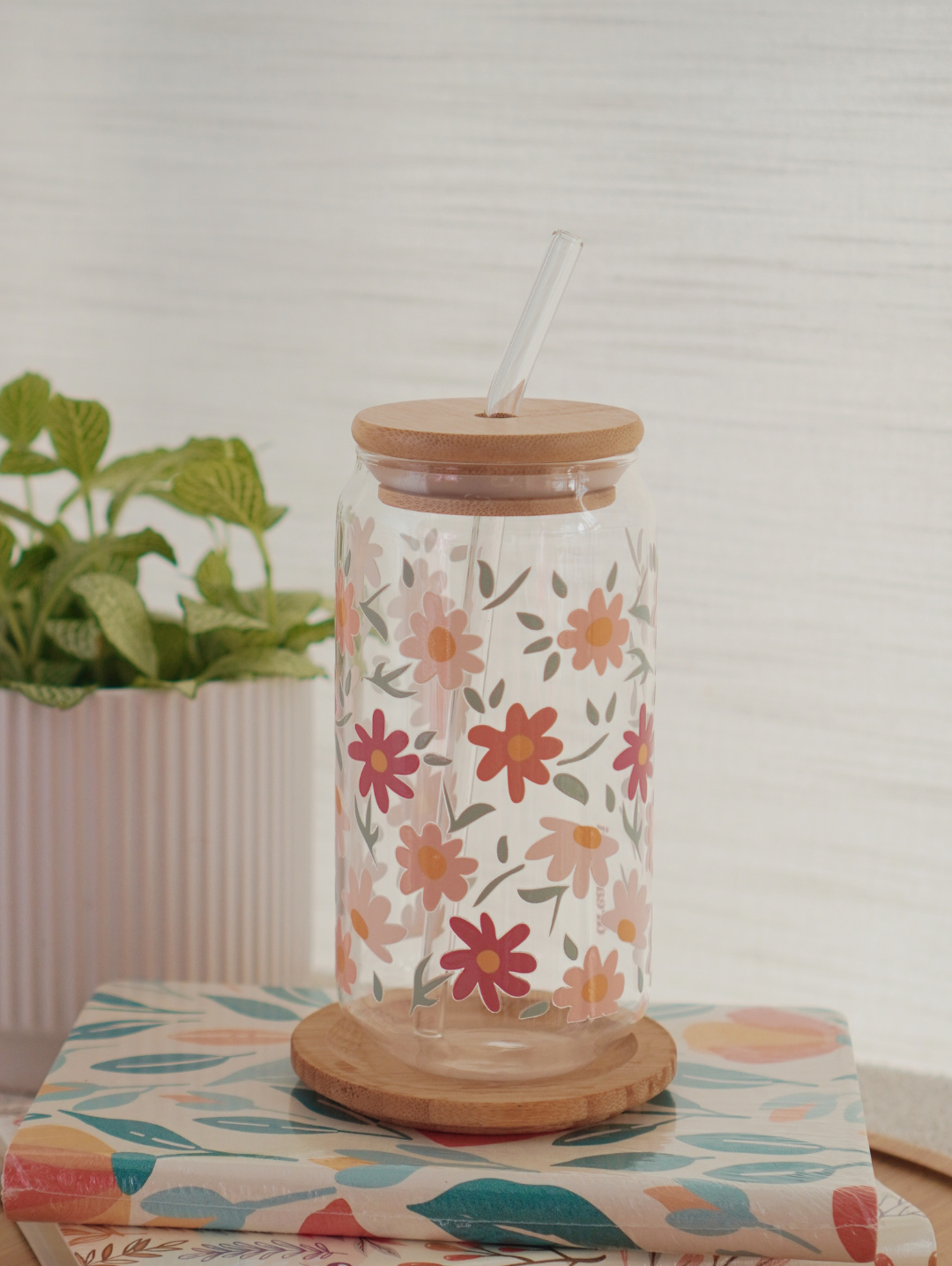 Spring Serenade Glass Cup