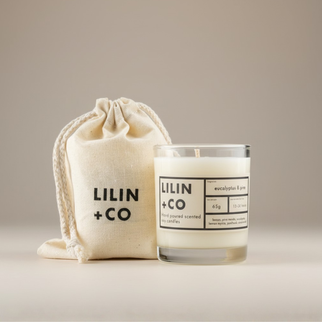 Lilin+Co Eucalyptus & Pine Candle (65g)