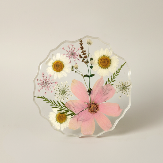 Wildflower Dream Handmade Resin Coaster