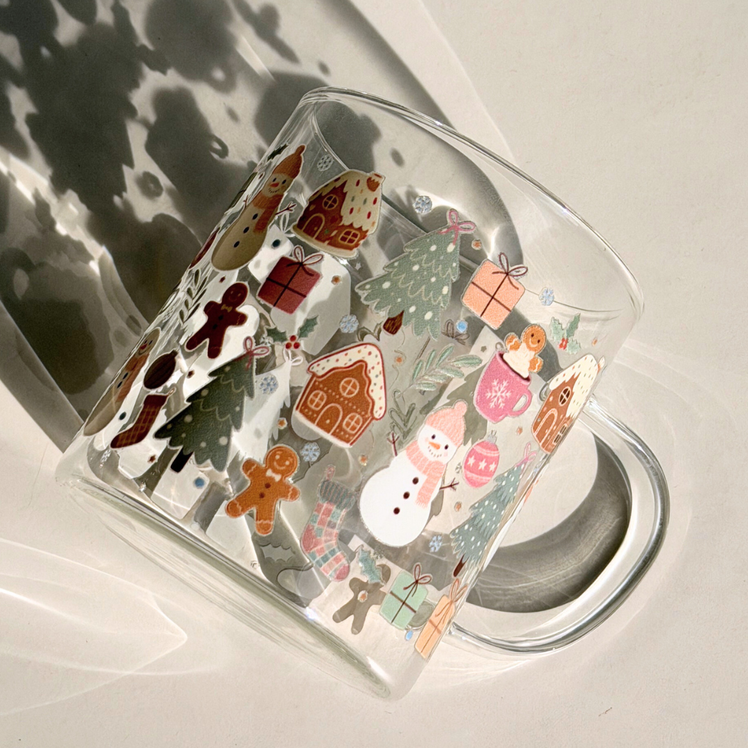 Snowy Cottage Christmas Mug