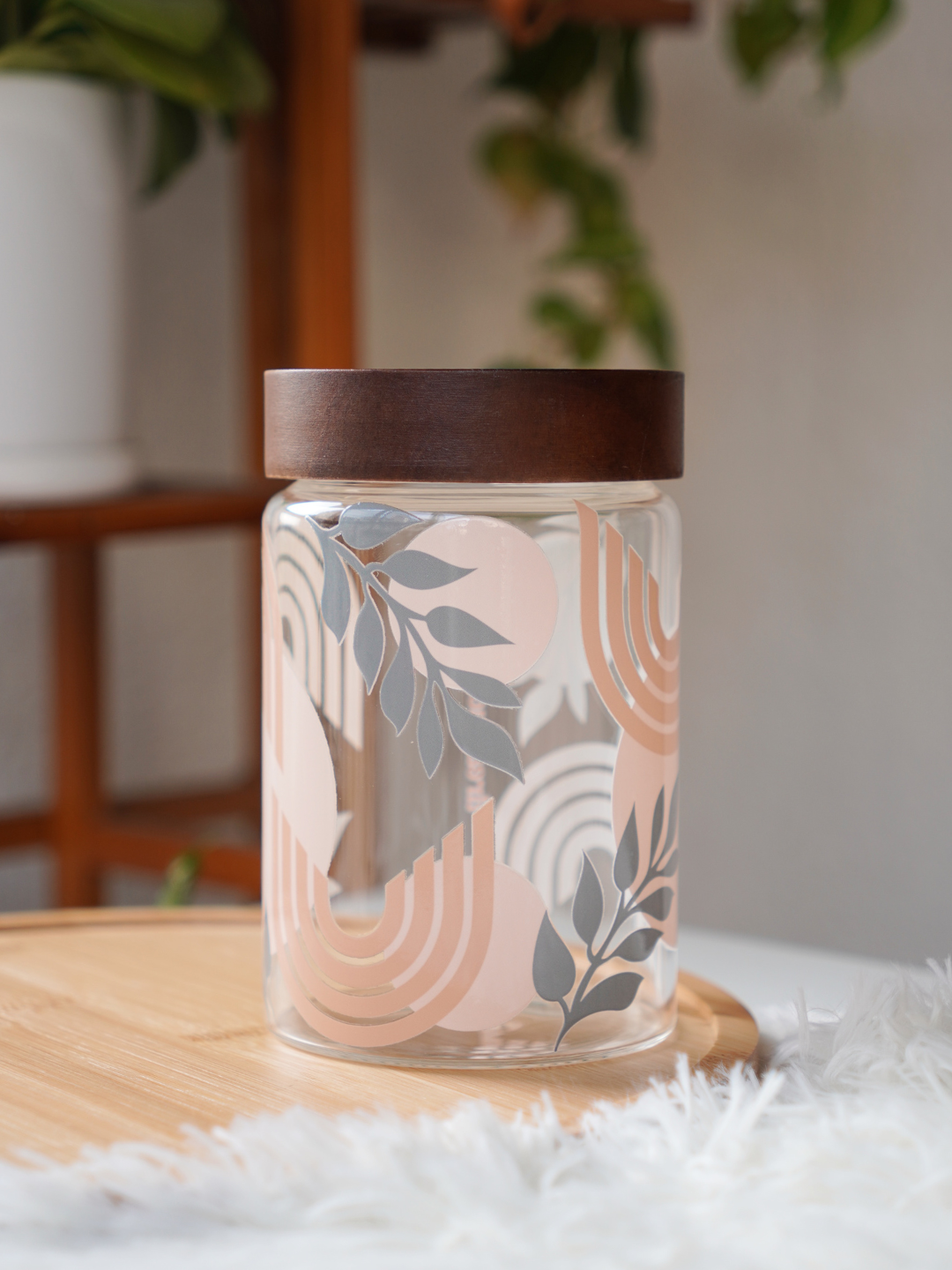 Serenity Strokes Food Storage Jar