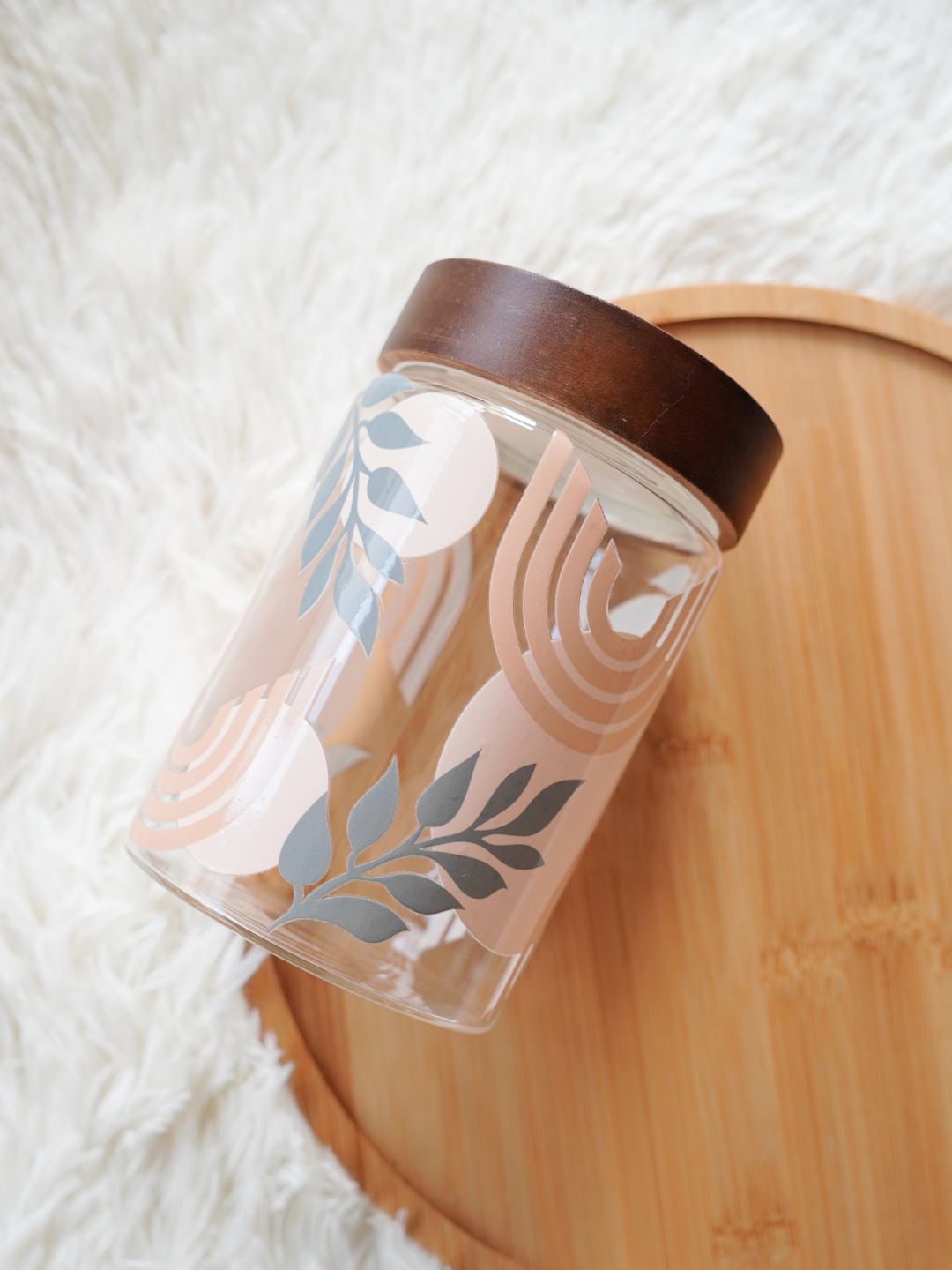 Serenity Strokes Food Storage Jar