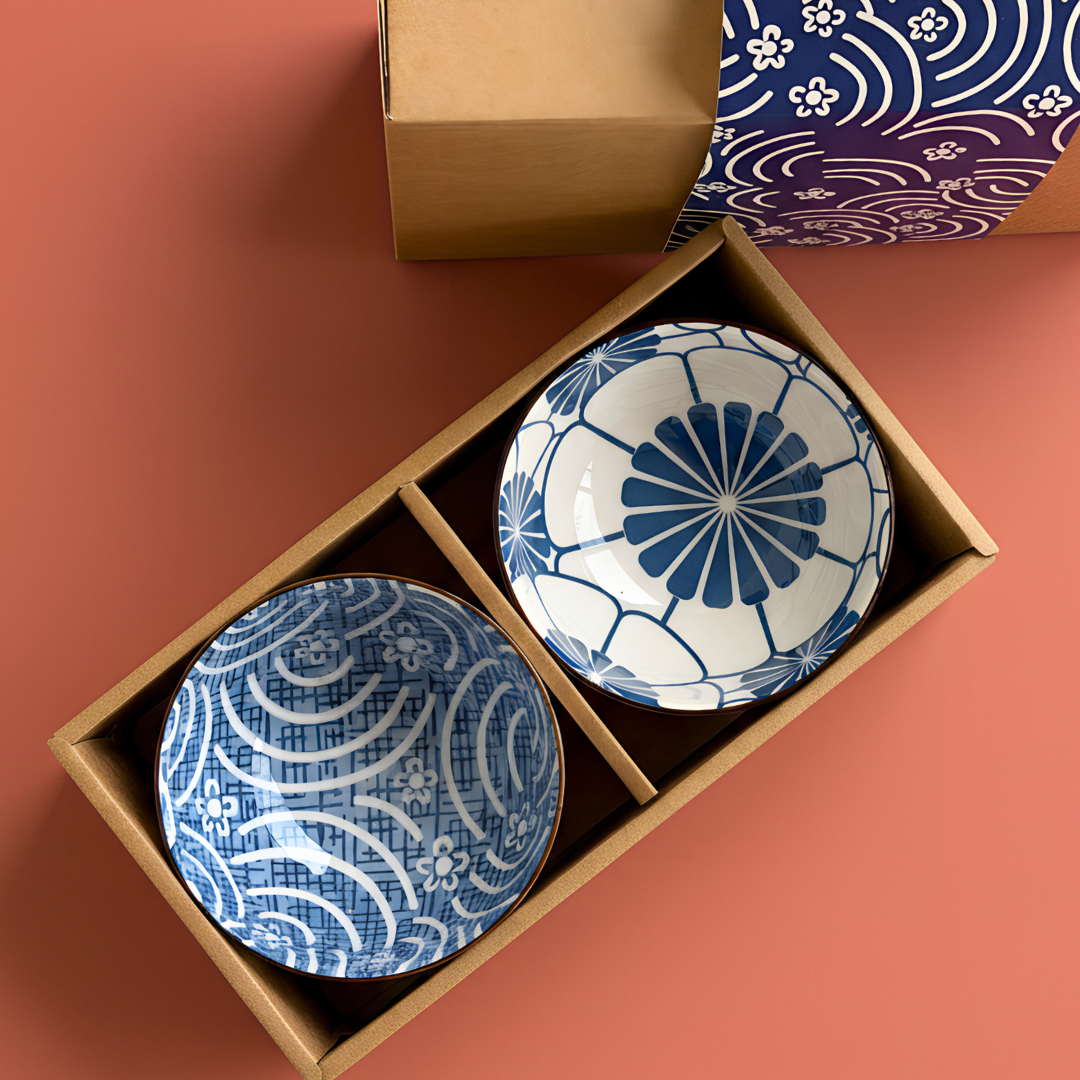 2-Piece Ceramic Bowl Gift Set