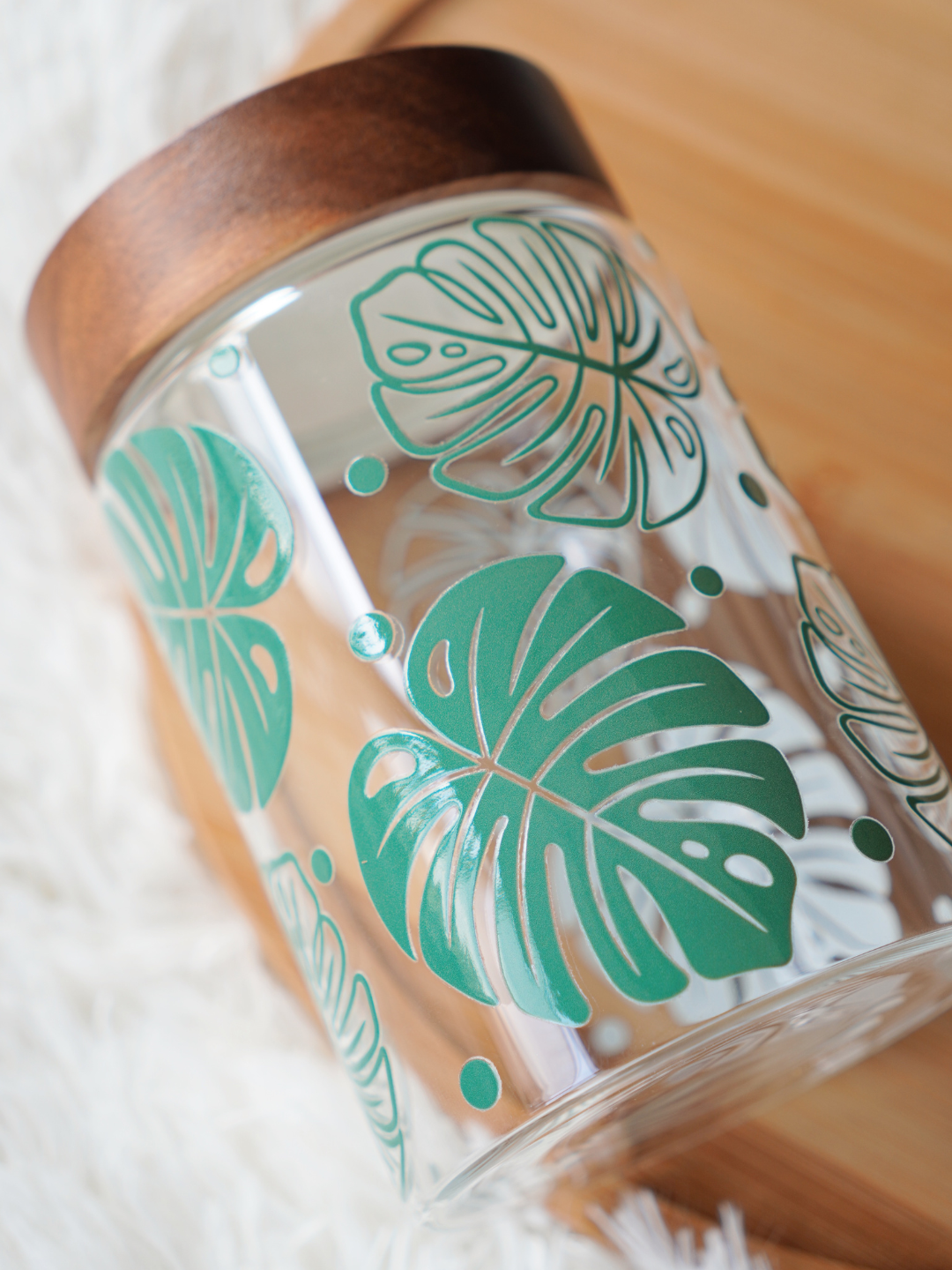 Monstera Food Storage Jar