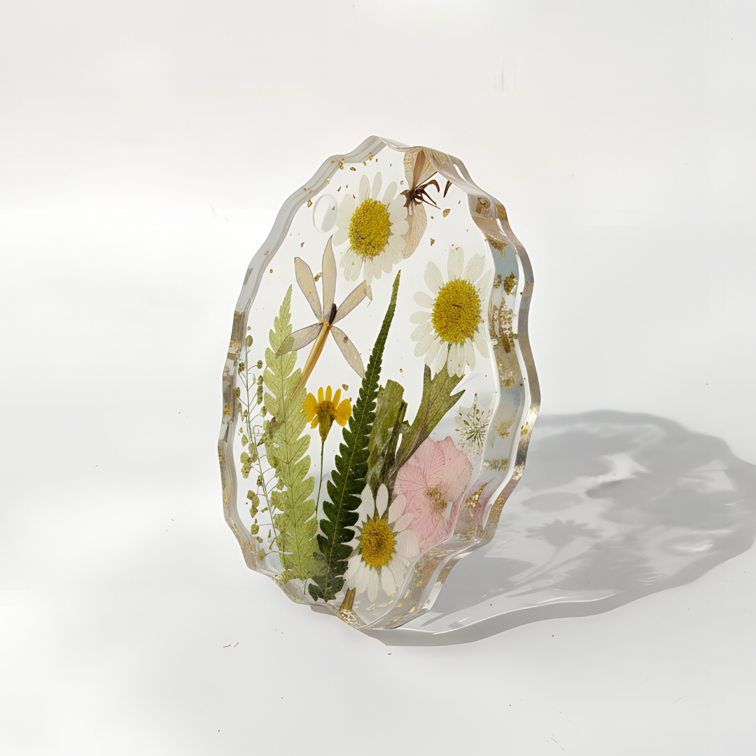 Eternal Garden Handmade Resin Coaster