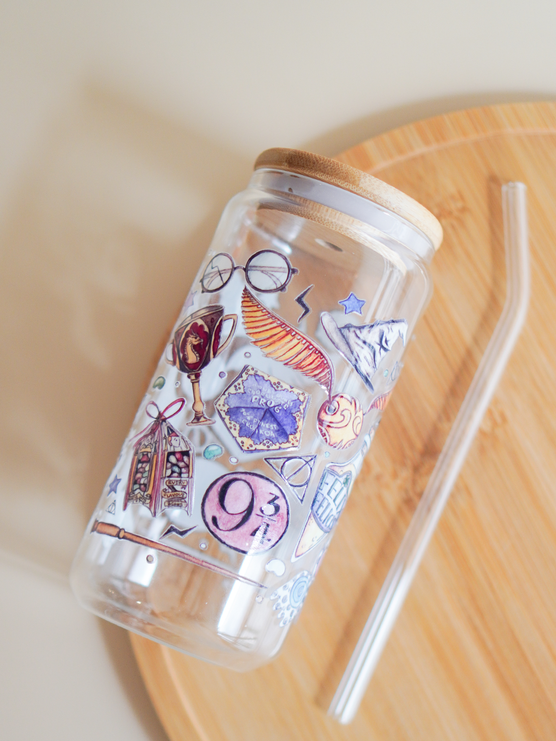 Vintage Harry Potter Glass Cup