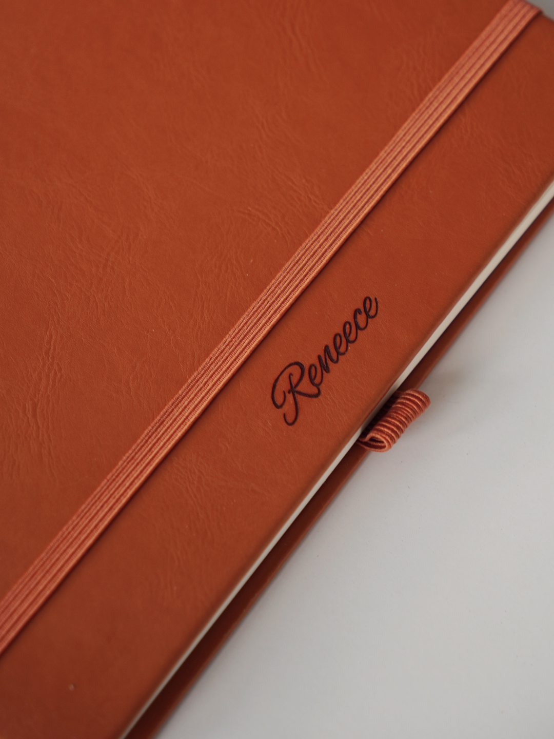 Terracotta Brown Lined Notebook